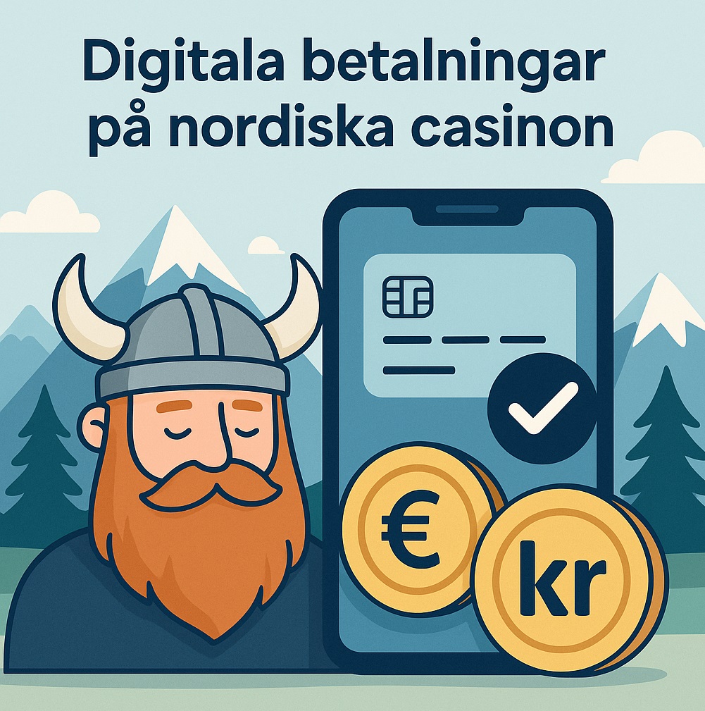 Digitala betalningar på nordiska casinon